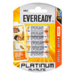 Eveready Platinum Alkaline AAA Batteries 6 Pack