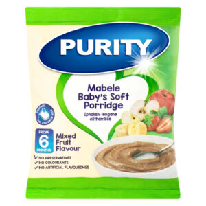Purity Mabele Baby's Soft Porridge Mixed Fruit 350g from 6 Months
