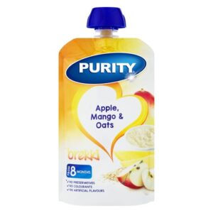 Purity Pouch Apple & Juicy Mango with Oats 110ml from 6 Months