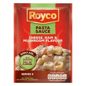 Royco Pasta Sauce Cheese Ham & Mushroom 45g