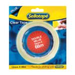 Sellotape Clear Tape 12 x 66mm
