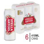 Stella Artois Premium Lager Beer 6 x 410ml