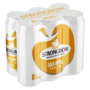 Strongbow Gold Apple Can 6 x 440ml